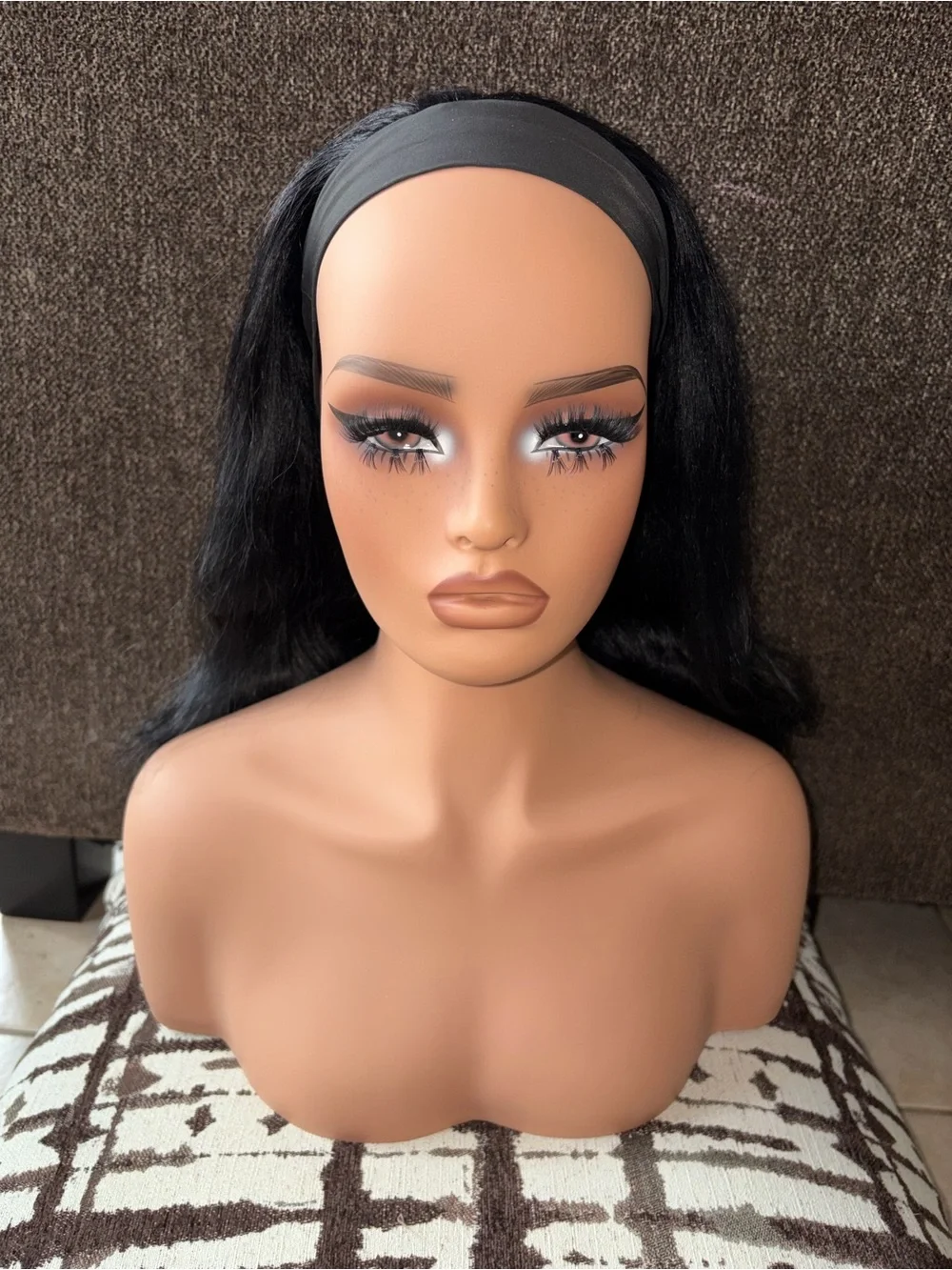 Human Hair Body Wave Headband Wig 16 in” (No Offers)